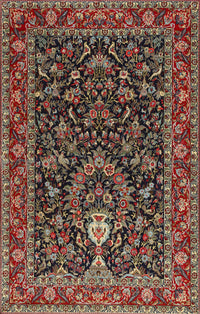 Machine Washable Traditional Dark Almond Brown Rug, wshtr2201