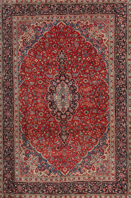 Machine Washable Traditional Dark Almond Brown Rug, wshtr2202