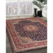 Machine Washable Traditional Camel Brown Rug in a Family Room, wshtr2203