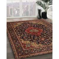 Traditional Gold Brown Persian Rug, tr2204