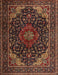 Traditional Gold Brown Persian Rug, tr2204