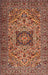 Traditional Saffron Red Persian Rug, tr2206