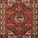 Square Traditional Red Persian Rug, tr2209