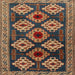 Round Machine Washable Traditional Orange Brown Rug, wshtr2211