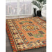 Machine Washable Traditional Gold Rug in a Family Room, wshtr2214