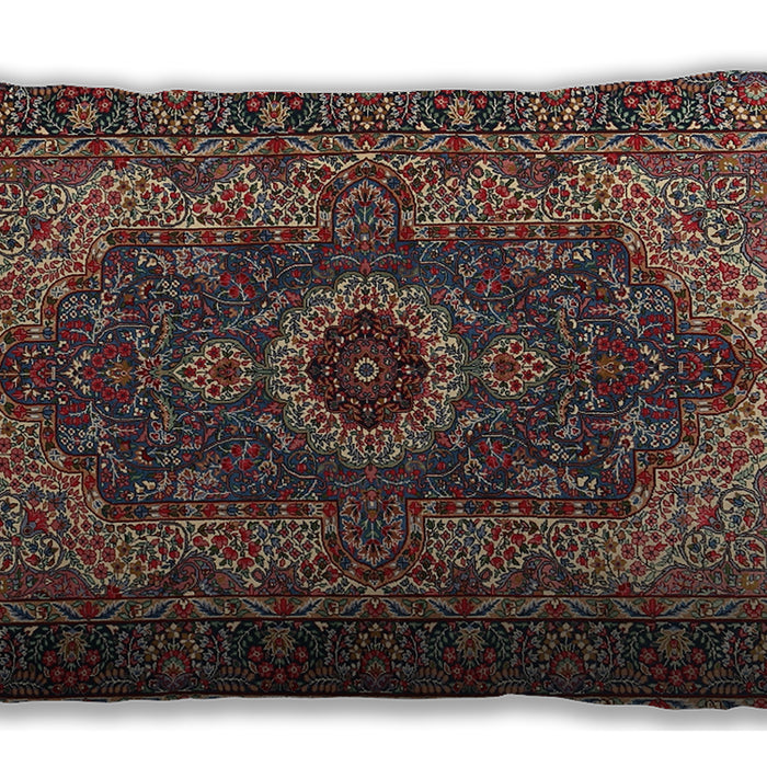Traditional Classic Rectangular Dark Almond Brown Lumbar Throw Pillow, 13 inch by 19 inch, lbtr2215