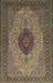 Traditional Bakers Brown Medallion Rug, tr2216