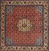 Traditional Orange Salmon Pink Persian Rug, tr2218