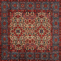 Machine Washable Traditional Brown Rug, wshtr2219