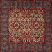 Square Traditional Brown Persian Rug, tr2219