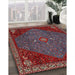 Machine Washable Traditional Tomato Red Rug in a Family Room, wshtr2220