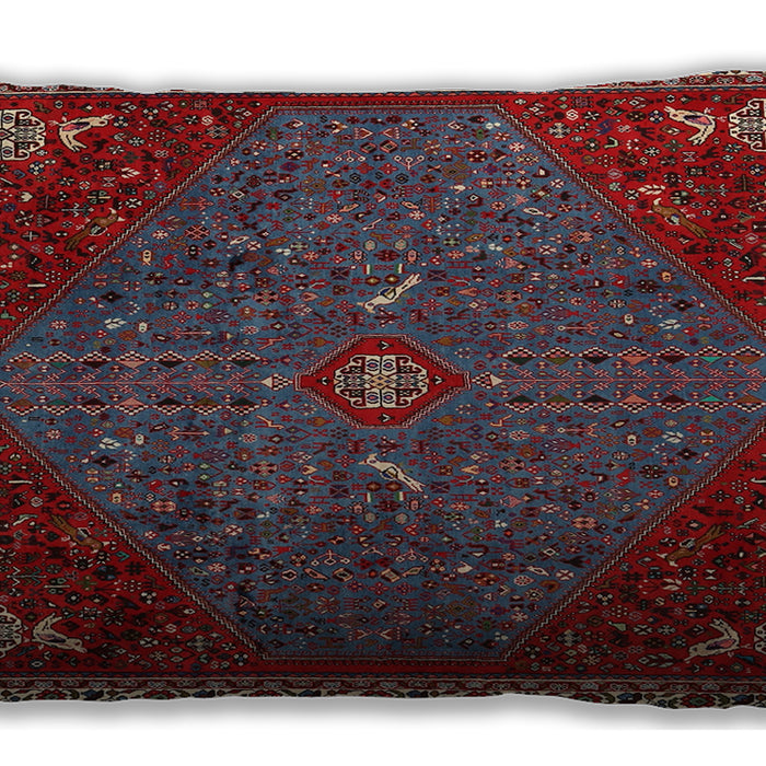 Traditional Classic Rectangular Tomato Red Lumbar Throw Pillow, 13 inch by 19 inch, lbtr2220