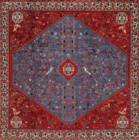 Machine Washable Traditional Tomato Red Rug, wshtr2220