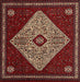 Traditional Crimson Red Persian Rug, tr2221