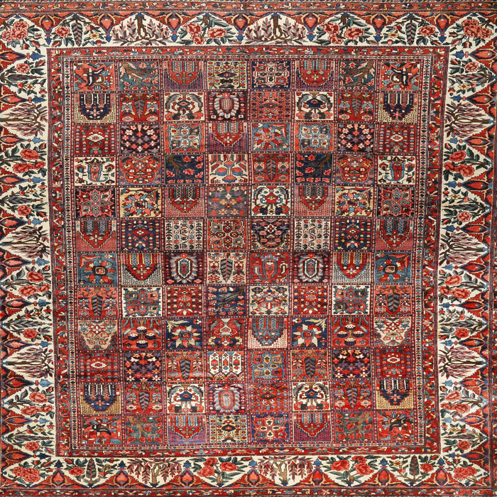 Square Traditional Red Persian Rug, tr2224
