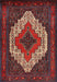 Machine Washable Traditional Brown Rug, wshtr2229