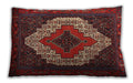 Traditional Classic Rectangular Brown Lumbar Throw Pillow, 13 inch by 19 inch, lbtr2229