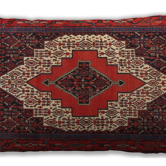 Traditional Classic Rectangular Brown Lumbar Throw Pillow, 13 inch by 19 inch, lbtr2229