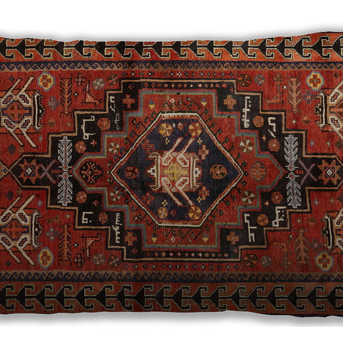 Traditional Classic Rectangular Sienna Brown Lumbar Throw Pillow, 13 inch by 19 inch, lbtr222