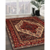 Traditional Sienna Brown Persian Rug, tr2230