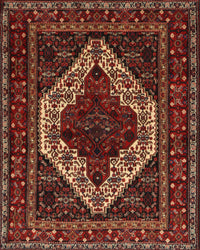 Machine Washable Traditional Sienna Brown Rug, wshtr2230