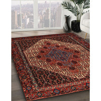 Traditional Sienna Brown Persian Rug, tr2231