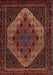 Machine Washable Traditional Sienna Brown Rug, wshtr2231