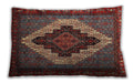 Traditional Classic Rectangular Dark Almond Brown Lumbar Throw Pillow, 13 inch by 19 inch, lbtr2233