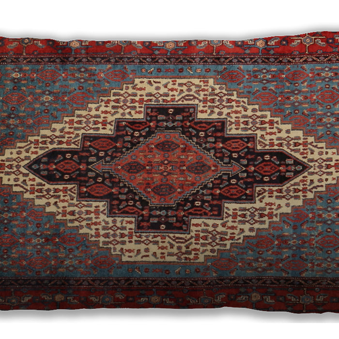 Traditional Classic Rectangular Dark Almond Brown Lumbar Throw Pillow, 13 inch by 19 inch, lbtr2233