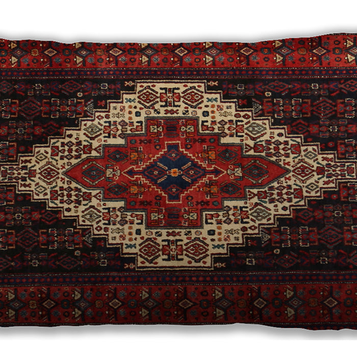 Traditional Classic Rectangular Sepia Brown Lumbar Throw Pillow, 13 inch by 19 inch, lbtr2236