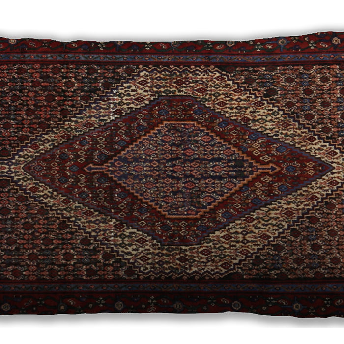 Traditional Classic Rectangular Sepia Brown Lumbar Throw Pillow, 13 inch by 19 inch, lbtr2237