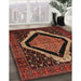 Machine Washable Traditional Deep Red Rug in a Family Room, wshtr2239