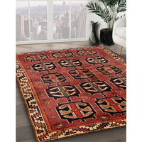 Traditional Crimson Red Persian Rug, tr223