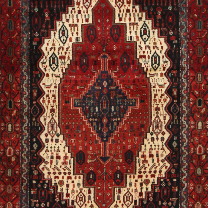 Traditional Chestnut Brown Persian Rug, tr2240