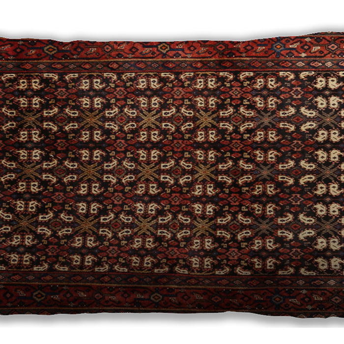 Traditional Classic Rectangular Dark Sienna Brown Lumbar Throw Pillow, 13 inch by 19 inch, lbtr2243