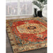 Traditional Brown Persian Rug in Family Room, tr2244