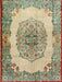 Traditional Brown Medallion Rug, tr2247