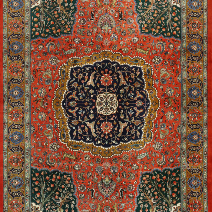 Traditional Brown Persian Rug, tr2249