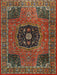 Machine Washable Traditional Brown Rug, wshtr2249