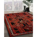 Machine Washable Traditional Tomato Red Rug in a Family Room, wshtr224