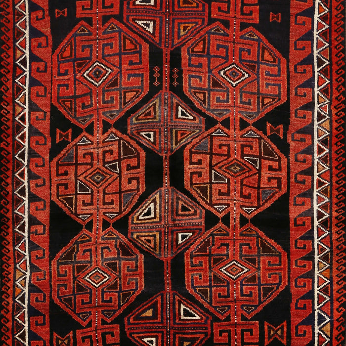 Machine Washable Traditional Tomato Red Rug, wshtr224