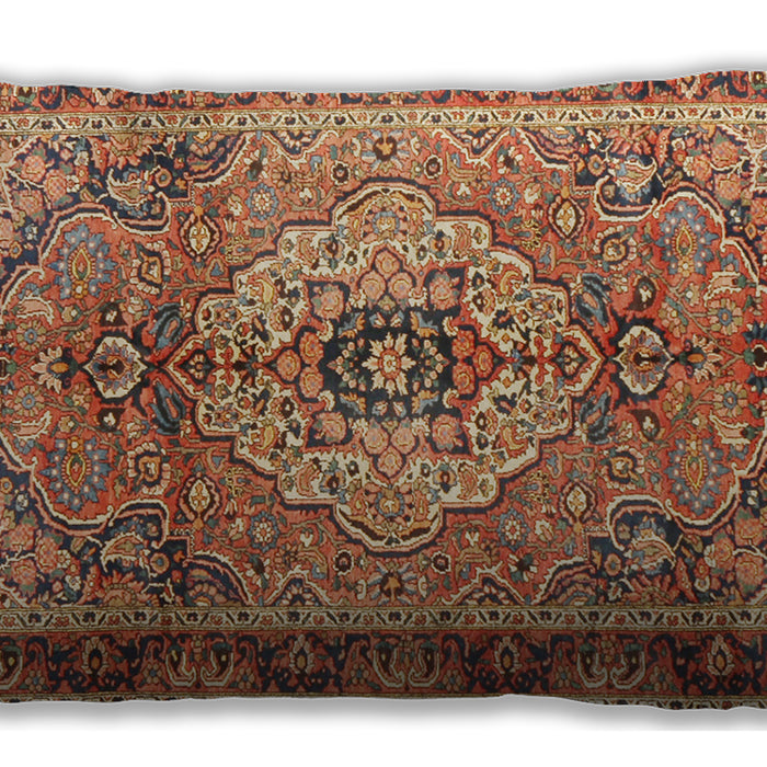 Traditional Classic Rectangular Brown Sand Brown Lumbar Throw Pillow, 13 inch by 19 inch, lbtr2250