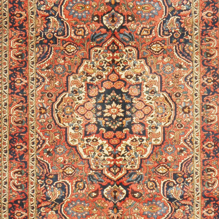 Traditional Sand Brown Persian Rug, tr2250