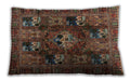 Traditional Classic Rectangular Dark Almond Brown Lumbar Throw Pillow, 13 inch by 19 inch, lbtr2253