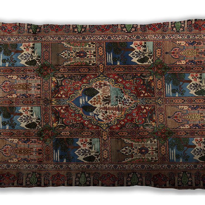 Traditional Classic Rectangular Dark Almond Brown Lumbar Throw Pillow, 13 inch by 19 inch, lbtr2253