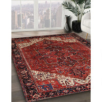 Traditional Sienna Brown Persian Rug, tr2254