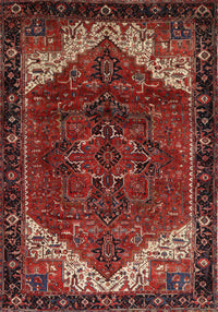 Machine Washable Traditional Sienna Brown Rug, wshtr2254