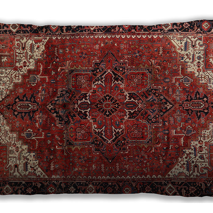 Traditional Classic Rectangular Sienna Brown Lumbar Throw Pillow, 13 inch by 19 inch, lbtr2254