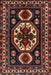 Machine Washable Traditional Brown Rug, wshtr2259