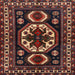 Square Traditional Brown Persian Rug, tr2259